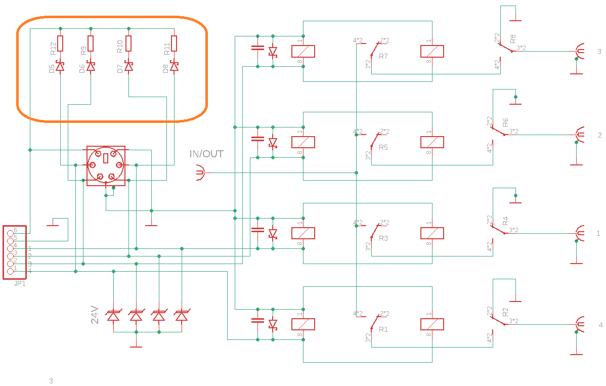 HF Antenna Switch schematic