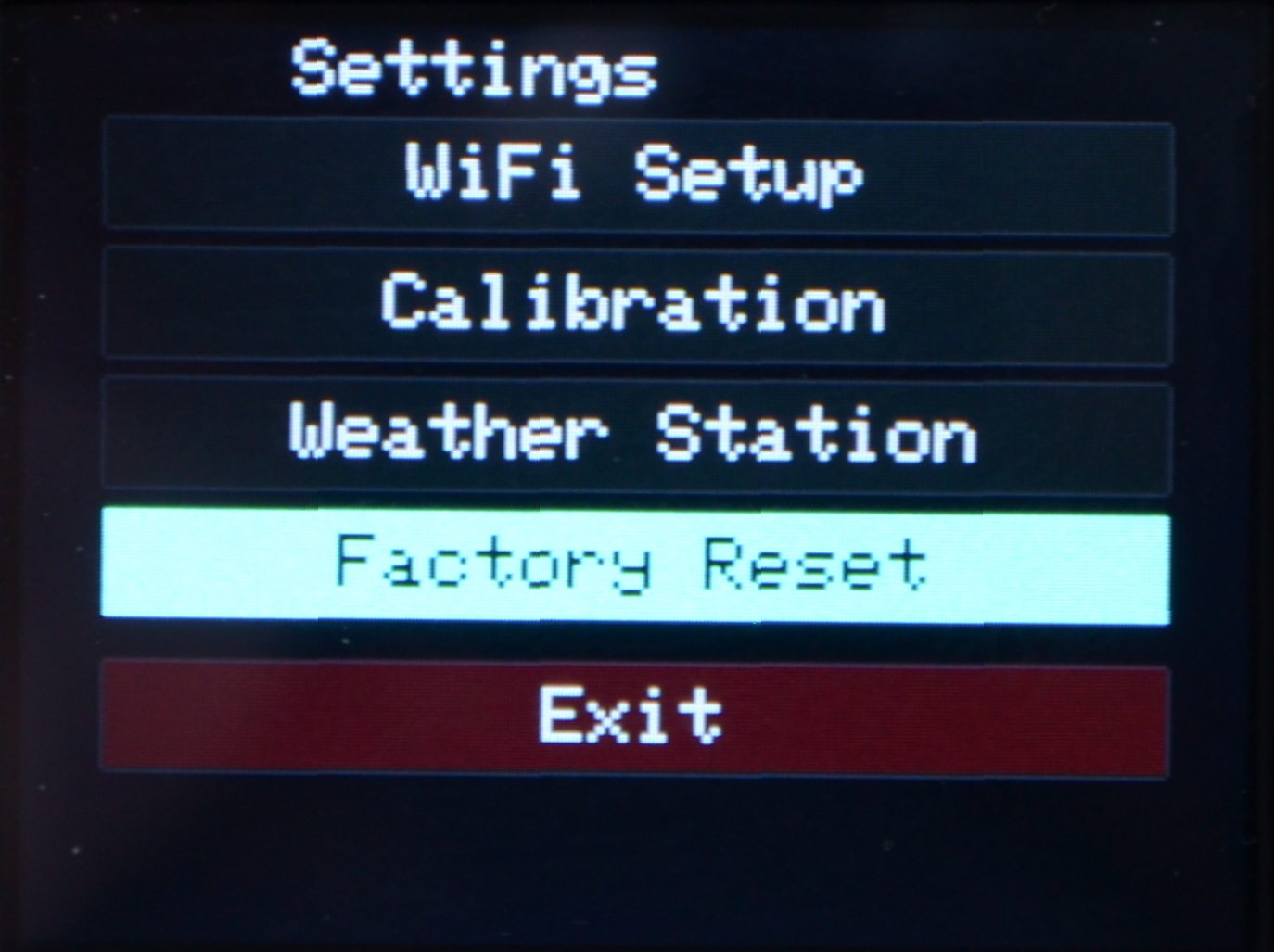 Touch display — wind view